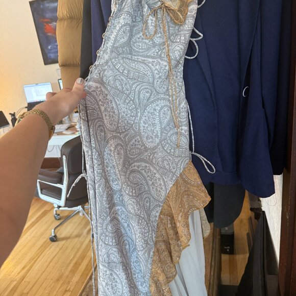 HOUSE OF CB Aloura Georgette Ruffle Dress - Picture 8 of 11